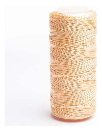 Caja 6 Pzs Hilo Crochet Nylon Sedificado Selanusa Color Naranja Claro