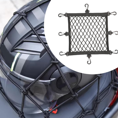 Red De Carga Para Almacenamiento De Casco De Motocicleta,