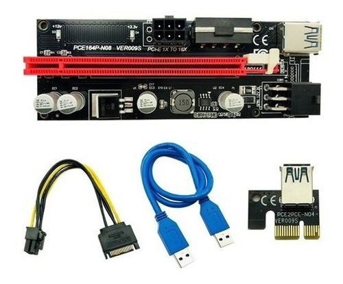 Cripto Miner - Riser Ver 009s Pci-e 1x A 16x 