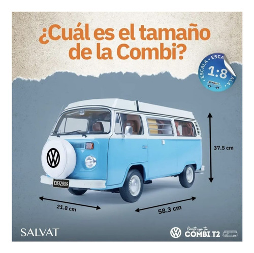 Construye Tu Volkswagen Combi T2 Salvat Escala 1:8 Entrega 1