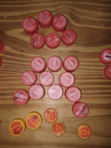 Lote Tapas, Chapitas De Promociones De Coca-cola. 1990, 2000 (Usado)