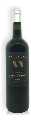 Vino Antucura S.v. Yepun Malbec 750ml Valle De Uco Mendoza