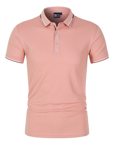 Nuevo Polo Con Cuello Levantado Talla Grande Para Hombre