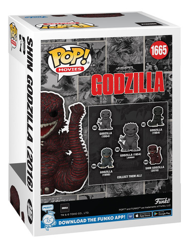 Figura De Vinilo Coleccionable Funko Pop Movies Godzilla 201