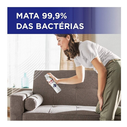 Imagem 3 de 7 de Desinfetante Lysoform Aerossol Lavanda 360ml - 6 Unidades