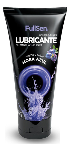 Lubricante Aroma Y Sabor Fullsen Mora Azul 100g