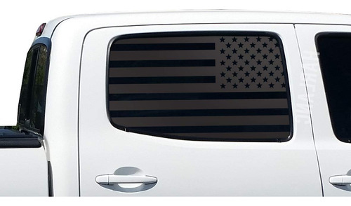 Adhesivos De Bandera Estadounidense Toyota Tacoma Negro...