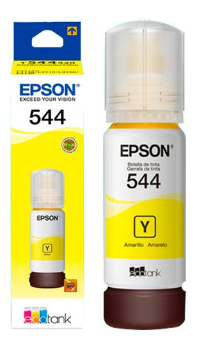 Tinta Epson T544 L1110 L3110 L3150 L5190 Yellow Bagc