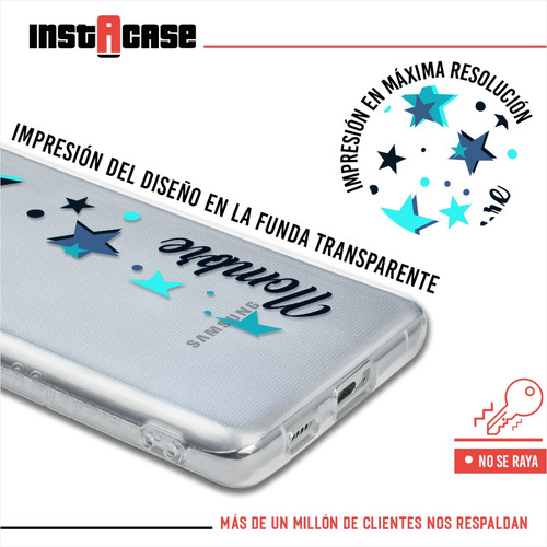 Funda Para Galaxy Estrellas Personalizada Con Tu Nombre