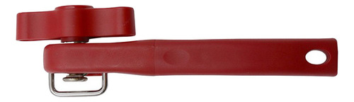 Abrelatas De Plástico Con Corte Lateral Rojo
