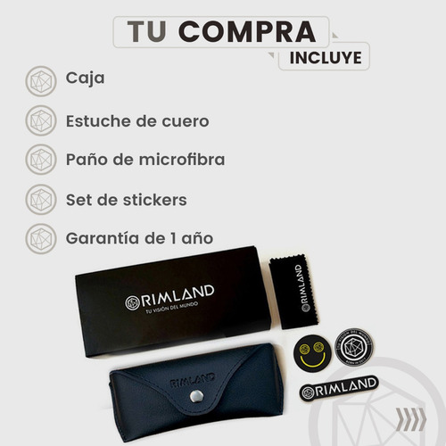 Imagen 5 de 6 de Gafas De Sol Anteojos De Sol Rimland Finch Caramelo
