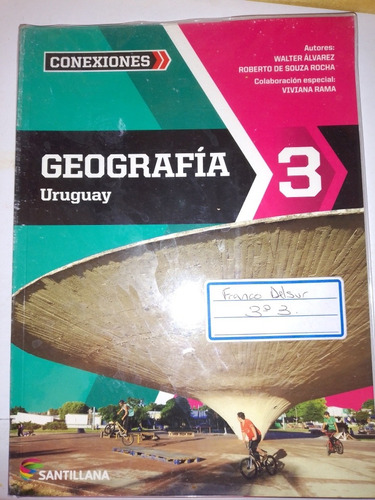 Geografía 3 Álvarez Y De Souza. Santillana Editorial 