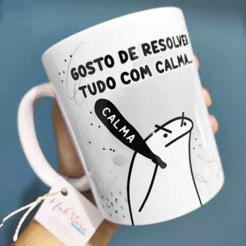 Caneca Flork Meme Personalizamos com Nome