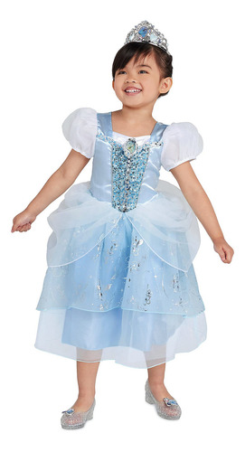 Disney Disfraz De Cenicienta Para Niñas, Talla 9/10