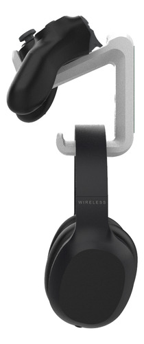 Suporte De Parede Compativel 1 Controle E Headset Ps5 Xbox Cor Branco