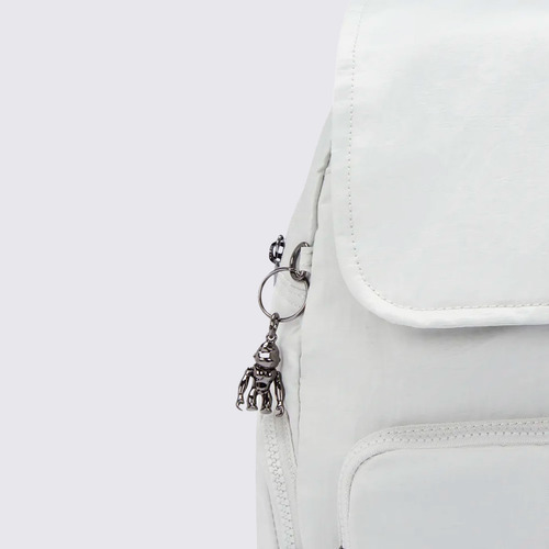 Mochila Kipling City Zip S Prata I44308el