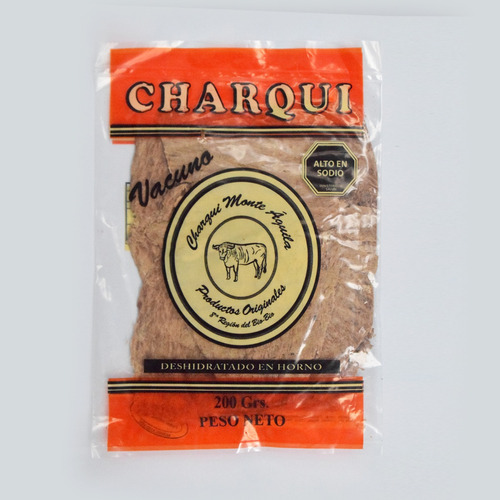 Charqui De Vacuno 200 Gr Calidad Premiun-charqui Monteaguila