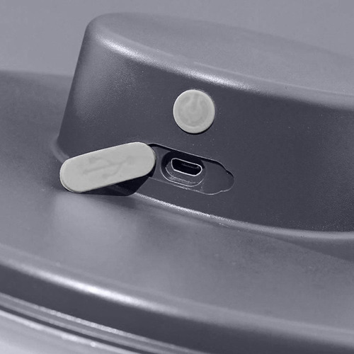 B Secador De Lechuga De Secado Rápido Spinner Eléctrico Gris