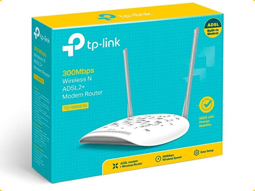 Router Modem Adsl2+ Tp-link W8961n Wifi Adsl Telefonia