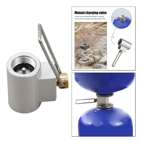 Adaptador De Estufa De Camping Válvula De Tanque Pequeño