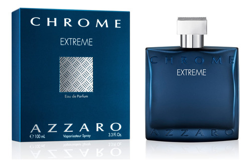 Perfume Azzaro Chrome Extreme Eau De Parfum Para Hombre, 100