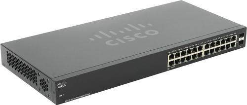 Imagen 2 de 4 de Switch Rackeable Cisco Sg110 24 Puertos 10/100/1000 Gigabit