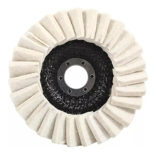 Flap Disco De Pulir 115mm 4,5 Pulgadas Fieltro Lana Ruhlmann