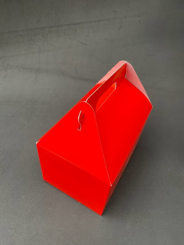 Cajita/valijta Navideña Regalo-frutos Secos 10 Und 15x9x10 Rojo