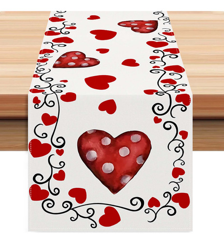 Mesa Ondulada Para El Día De San Valentín, Hogar, Sala De Es
