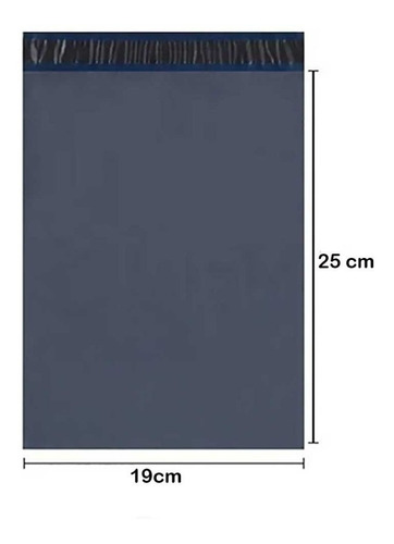 Envelope Plastico Segurança 19x25 C/ Lacre Correios - 50 Und