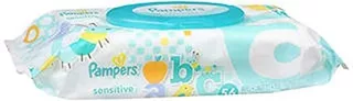 Pampers Sensitive Wipes - 56 Ct, Paquete De 2