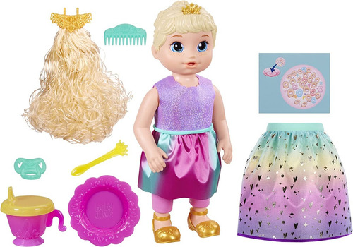 Baby Alive Muñeca Baby Grows Up Princesa Ellie Selladas (Usado)