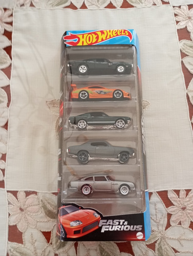 Hot Wheels Fast And Furious 5 Pack 