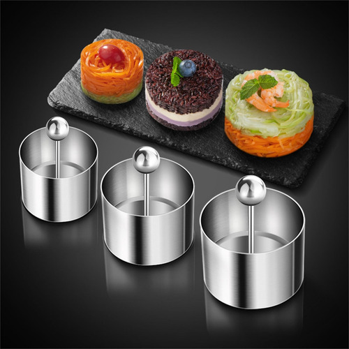 For For (m) Aço Arroz Moldes For Pratos