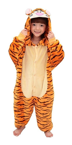 Pijama Tigger Kigurumi Enteros Animales Talla 3 A 12 Años