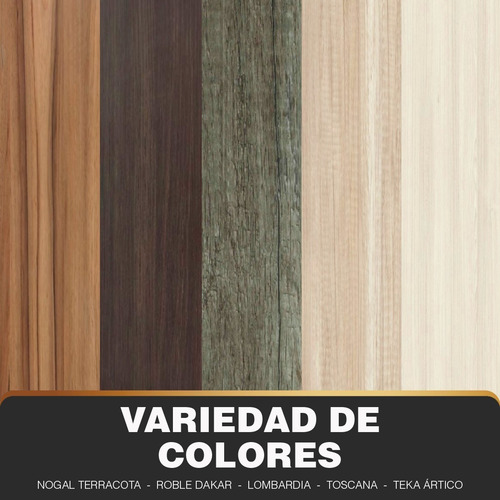 Set De 3 Repisas Flotantes Minimalistas Madera 50x15 Cm