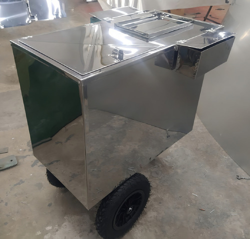Carrito de helado de açai de 96 litros