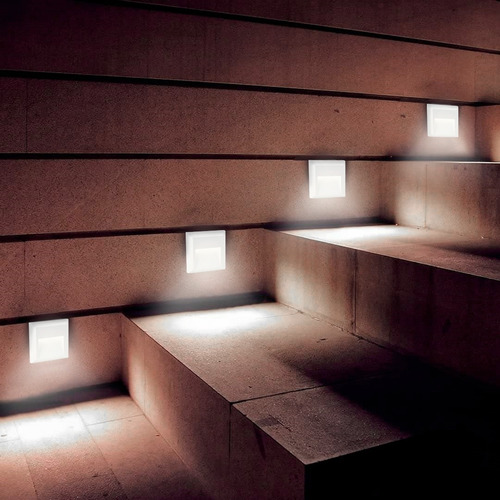 Imagen 7 de 7 de Lámpara Para Muro Exterior Blanco, 1 W, Luz Neutra