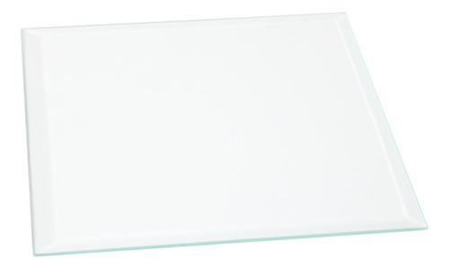 Plymor Vidrio Biselado Transparente Cuadrado De 0.11 Pulgada