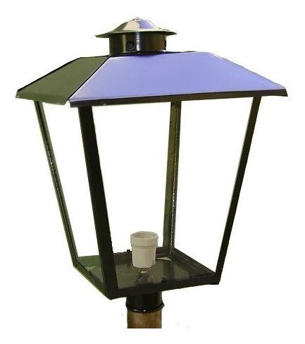 Imagen 2 de 6 de Farol Jardin Para Pilar + Incluye Base Pilar 530