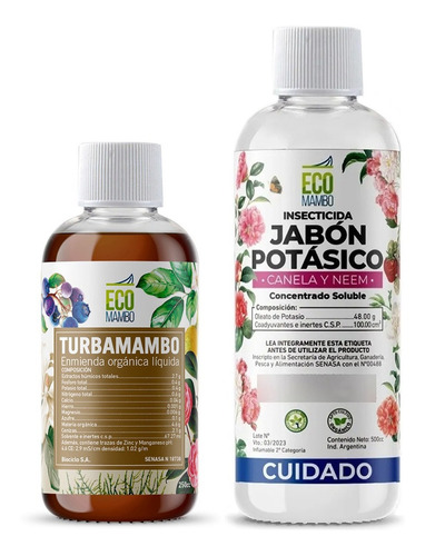 Ecomambo Turbamambo Enmienda Orgánica Jabón Pótasico 500ml