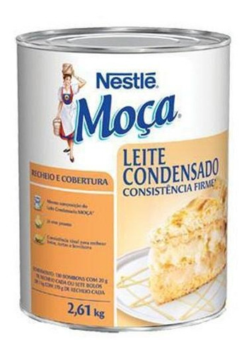 Leite Condensado Moça Nestlé Consistência Filrme 2,61kg
