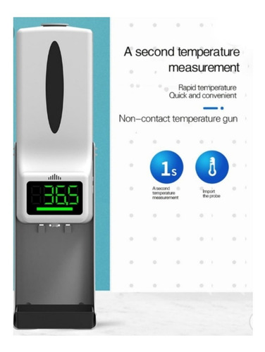 Imagen 6 de 9 de Termometro K9x Dispensador De Alcohol Gel Automatico