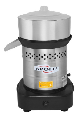 Espremedor De Frutas Laranja Limão Extrator 1/2 Cv Spolu Cor Preto Frequência 60 Hz 110V/220V