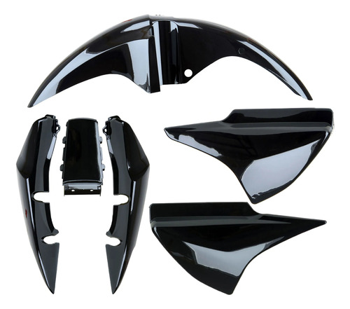 Kit Plasticos Pro Tork Titan 150 Negro Phantom Motos