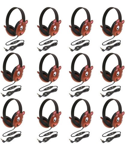 Califone 2810-be Bear Motif Listening First Stereo Headphone