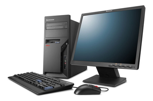 Imagen 1 de 8 de Pc Computador Lenovo Operativa + Monitor Y Accesorios