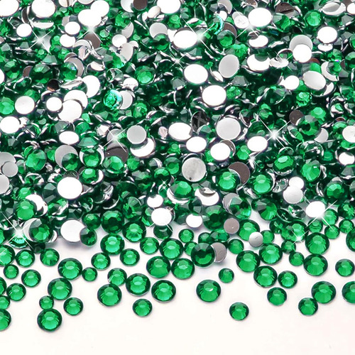 25000 Piezas De Diamantes De Imitación Verdes Ab, Ss10/ss16