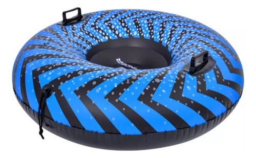 Flotador Inflable Piscina Pathfinder Circular Azul Y Negro
