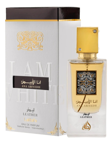 Lattafa Ana Abiyedh Leather Edp 60ml Unisex - Avinari